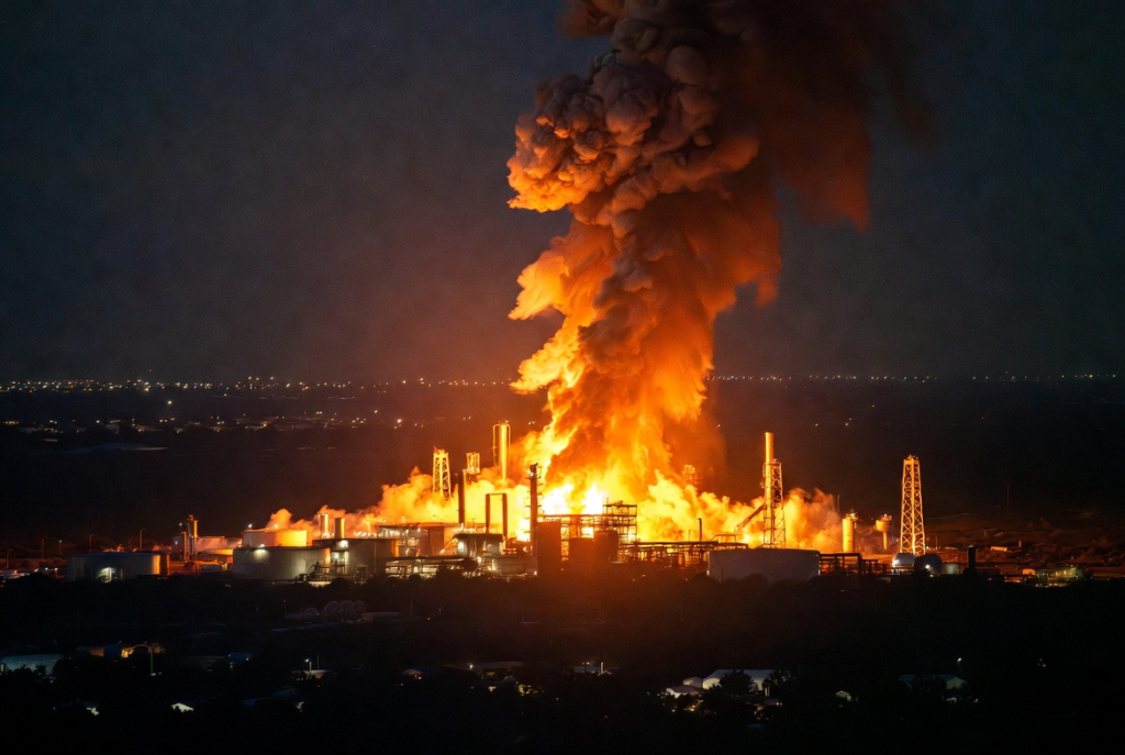 德州炼油厂爆炸